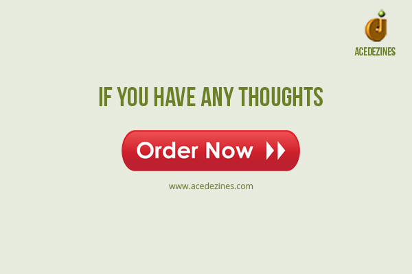 If you have any thoughts